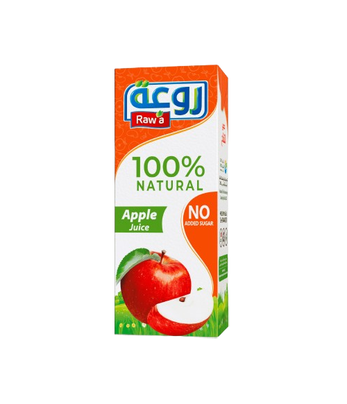 Red Apple Rawa Rawa Apple Juice 100% UHT 200ml - Raw'a