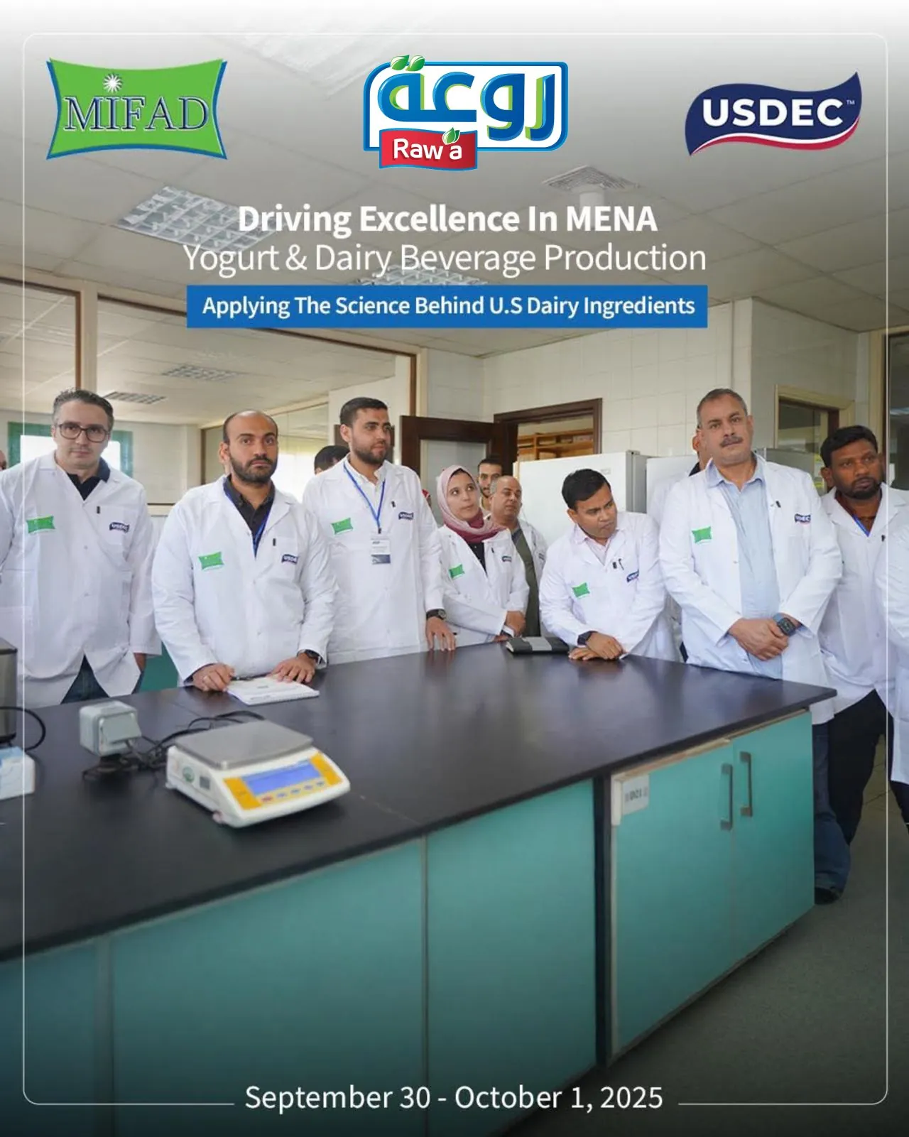 Our Participation in the Workshop”Excellence in Yogurt and Dairy Beverage Production in the Middle East and North Africa”
