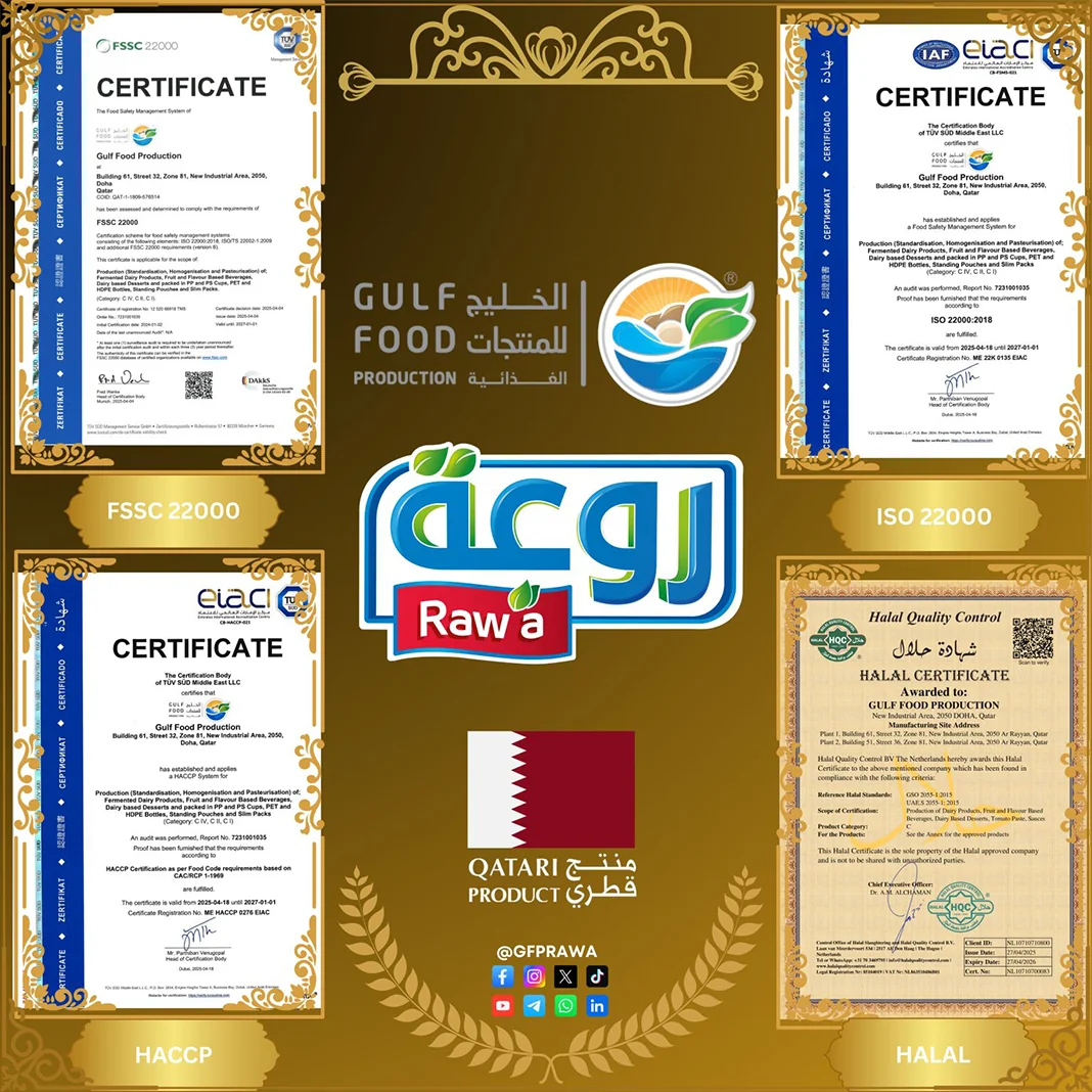 Gulf Food Production Achieves FSSC V6.0 Certification