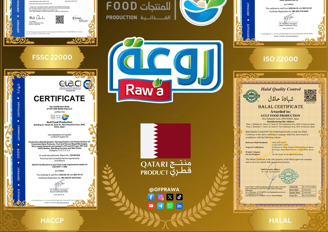Gulf Food Production Achieves FSSC V6.0 Certification